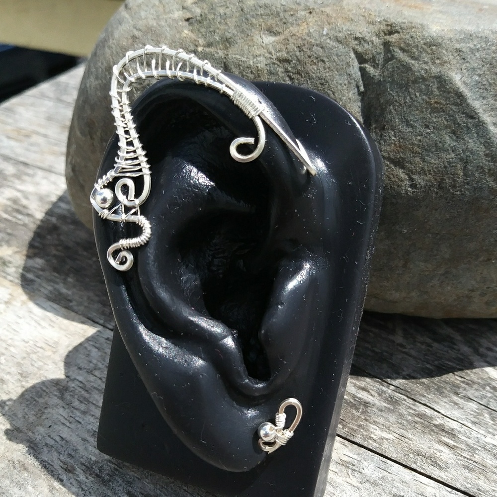 Fairy Butterfly Steampunk Ear Cuff